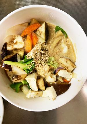 肉無豆腐簡単コク旨オイスター麺汁野菜炒め-レシピのメイン写真