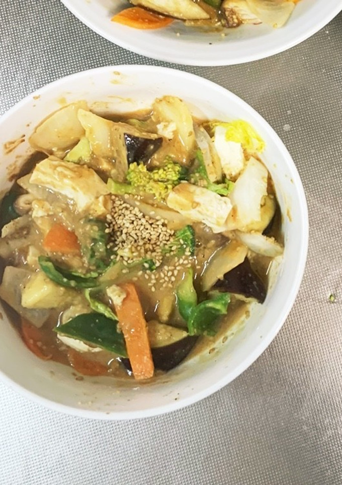 肉無豆腐簡単きな粉コク旨洋風オイ野菜炒め-レシピのメイン写真