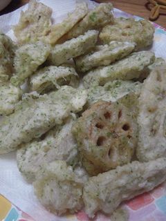 レンコンの磯辺揚げ-レシピのメイン写真