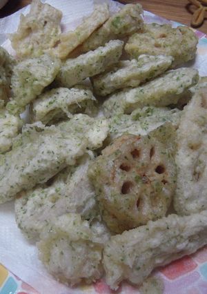 レンコンの磯辺揚げ-レシピのメイン写真