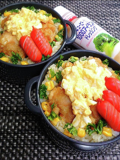 【お弁当レシピ】タルタル唐揚げ乗っけ丼-レシピのメイン写真