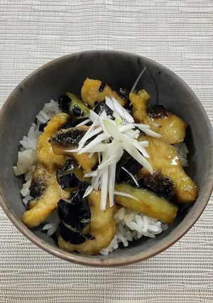 黒鯛となすのかば焼き風どんぶり-レシピのメイン写真