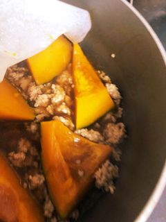 カボチャそぼろ煮-レシピのメイン写真