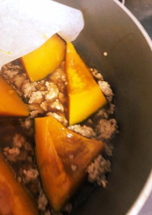 カボチャそぼろ煮-レシピのメイン写真