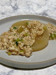 そぼろあんかけ大根(身内専用)-レシピのメイン写真