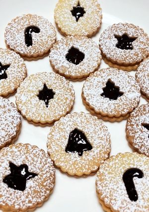 Xmas ⁂リンツァークッキー-レシピのメイン写真