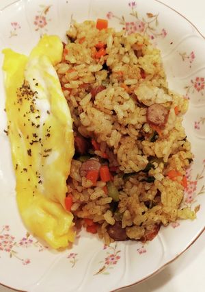 簡単!炊飯器でカレーピラフ-レシピのメイン写真