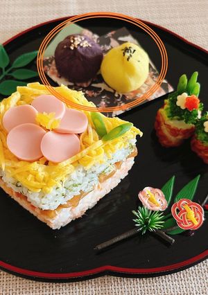 【親子クッキング】さつまいもの２色茶巾-レシピのメイン写真