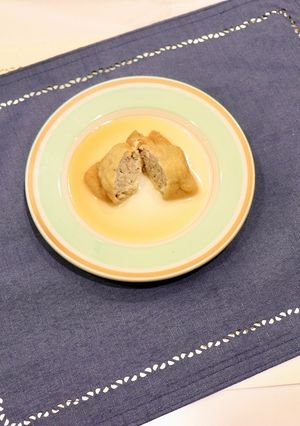 きのこと油揚げの麺つゆ煮込み-レシピのメイン写真