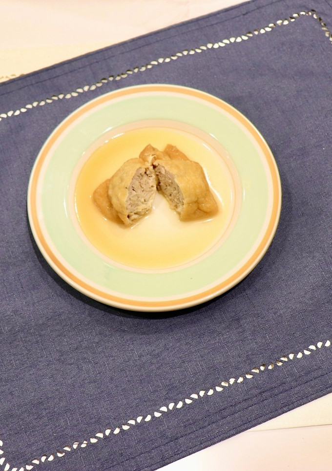 きのこと油揚げの麺つゆ煮込み-レシピのメイン写真