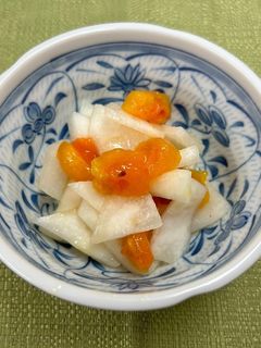 かぶと干し柿の酢の物-レシピのメイン写真