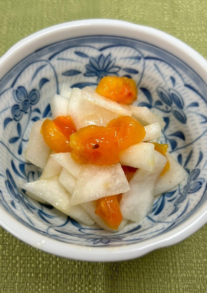 かぶと干し柿の酢の物-レシピのメイン写真