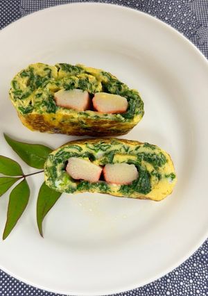 愛彩菜入り卵焼き-レシピのメイン写真