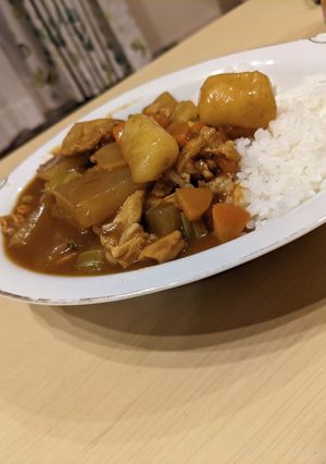 市販ルーを使った大根ハヤシカレーライス♡-レシピのメイン写真
