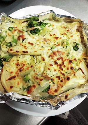 じゃが芋とウインナーのマヨチーズ焼き♪-レシピのメイン写真