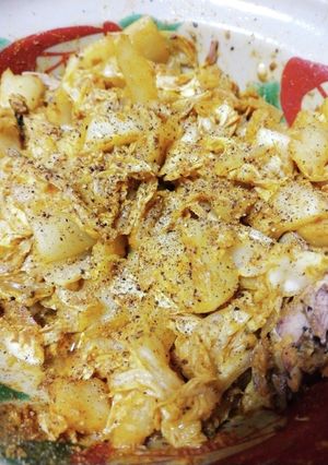 白菜とオイルサーディンのカレーサラダ-レシピのメイン写真