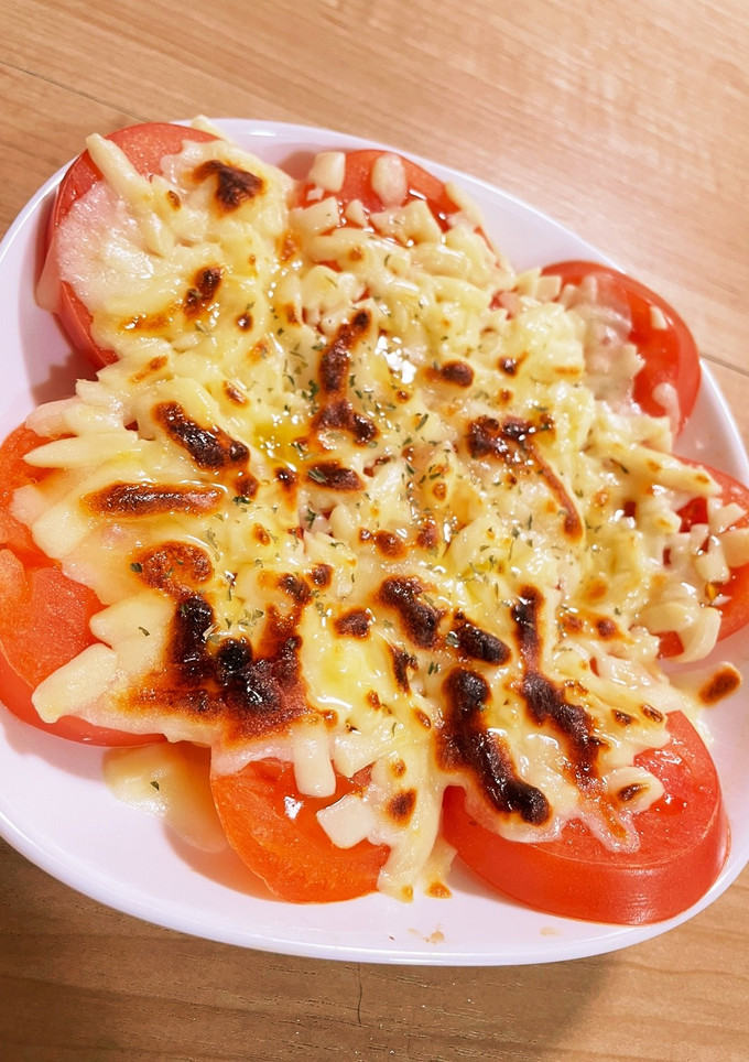 簡単！カプレーゼ風 チーズ焼きトマト-レシピのメイン写真