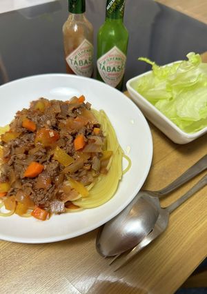 超シンプルなボロネーゼ-レシピのメイン写真