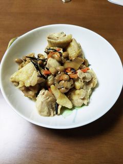 鶏肉と大豆の五目煮缶の煮物-レシピのメイン写真