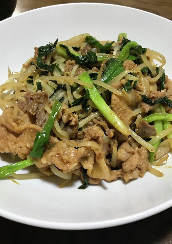 エバラ黄金の味でもやしと豚肉の濃熟炒め-レシピのメイン写真