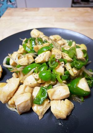 柔らか！鶏胸肉とピーマンの簡単！中華炒め-レシピのメイン写真
