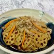 レンコン豚肉糸こん炒め(身内専用)