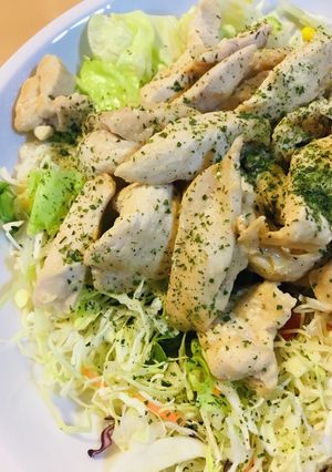 鶏むね肉のガーリック＆生姜炒め-レシピのメイン写真
