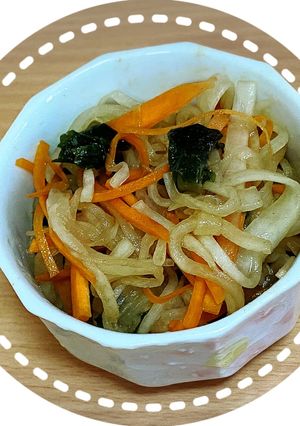晴茶ドレッシングの和風サラダ-レシピのメイン写真