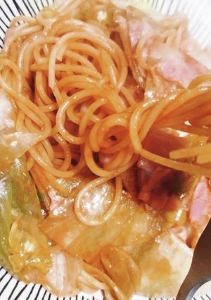 ベーコンレタスのナポリタン-レシピのメイン写真
