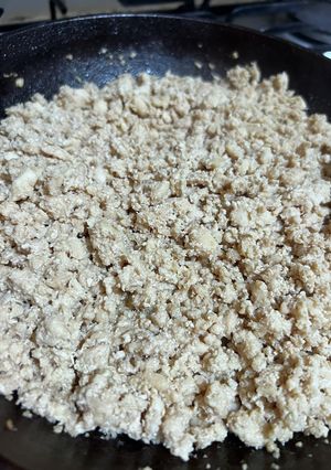 出汁道楽で鶏そぼろ-レシピのメイン写真