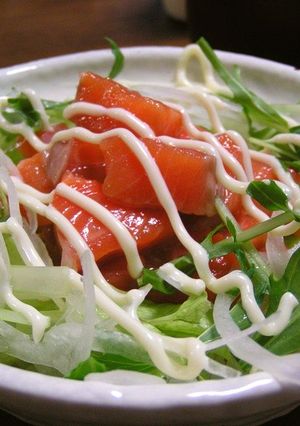 サーモンのサラダ丼-レシピのメイン写真