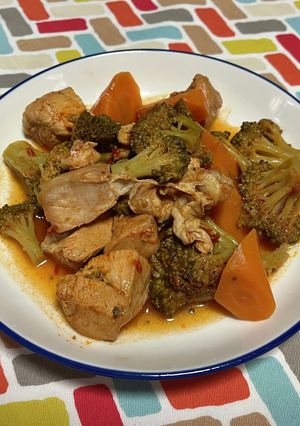 超簡単☆野菜のケチャップ豆板醤煮♪♪-レシピのメイン写真