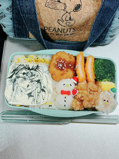 高校男子弁当 覚書 鬼滅の刃 上弦-レシピのメイン写真