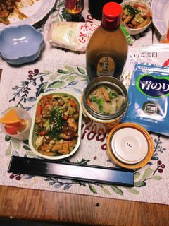 焼きそばソースで!簡単にも!野菜炒め弁当-レシピのメイン写真