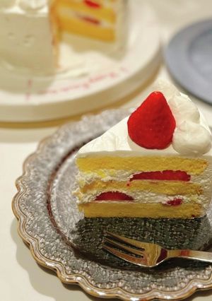 米粉のスポンジケーキ　　ショートケーキ-レシピのメイン写真