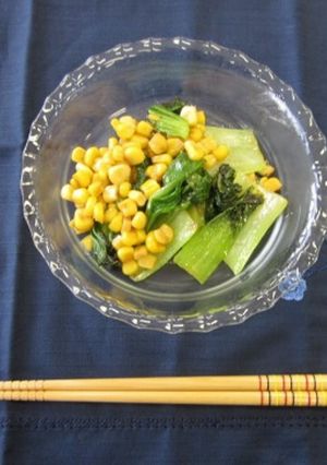 チンゲン菜の醤油バターソテー -レシピのメイン写真