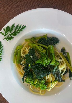 チーマ・ディ・ラーパたっぷりパスタ-レシピのメイン写真