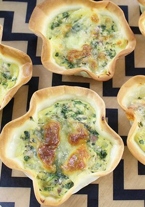 餃子の皮でベーコンきのこキッシュ-レシピのメイン写真