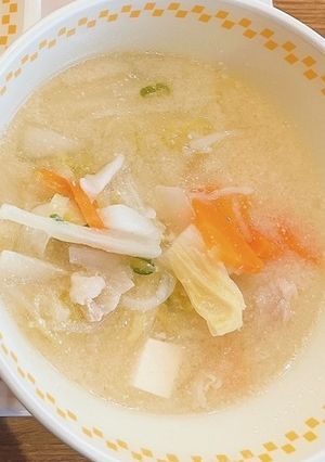 給食＊豆乳鍋スープ-レシピのメイン写真
