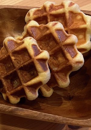 ベルギーワッフルHB使用-レシピのメイン写真