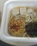 レンチンでお手軽うどんV2〜天ぷらとろろ