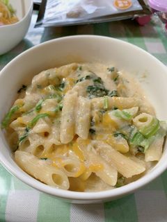 明太子とほうれん草のクリームスープパスタ-レシピのメイン写真