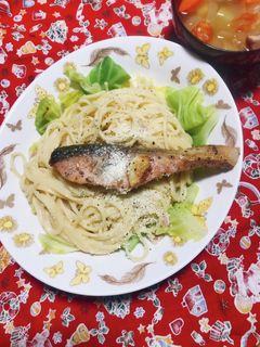 ワンプレートで満足☆鮭のムニエル-レシピのメイン写真