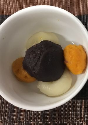 【保育園給食】2色豆腐白玉-レシピのメイン写真