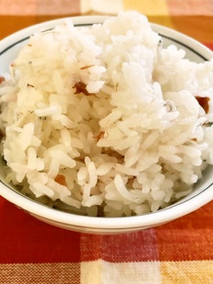 うめちりごはん-レシピのメイン写真