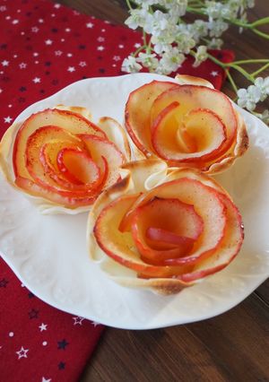餃子の皮で作る！アップルパイ風-レシピのメイン写真