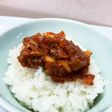 夏にピッタリ ご飯と梅干しキムチ