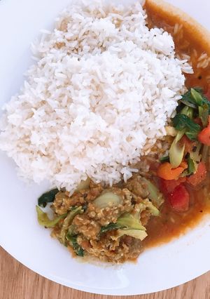 チンゲン菜と豆の炒めもの-レシピのメイン写真
