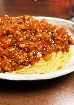 ミートたっぷりミートソース-レシピのメイン写真