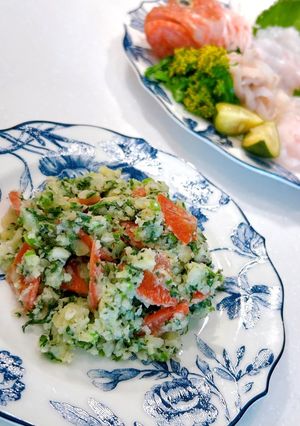 まろやかで食べやすい♪春菊のポテトサラダ-レシピのメイン写真